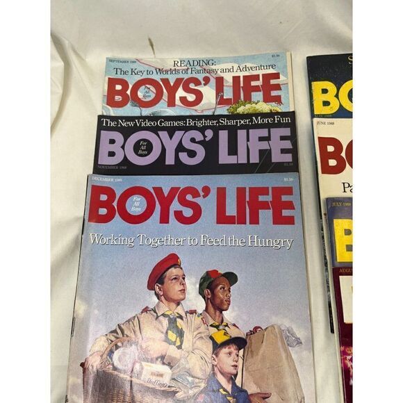 Boys' LIfe Magazine 1988 11 Issues Missing October All in G to VG Condition - Picture 4 of 4